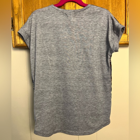 Kidpik Plaid Front High-low Tee, Girl’s S (7/8) - Picture 2 of 4